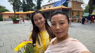 Holy month #visit Enchey #monastery me and @Priyankagurung6 #tibetan #sikkim #youtubervlog 🫶🫶🫶