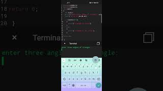 program to check whether a triangle is valid or not.