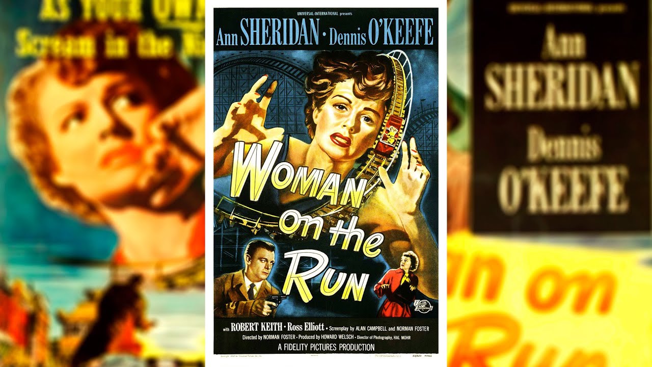 Woman on the Run ( 1950, English language, HD ) Ann Sheridan - Dennis O'Keefe