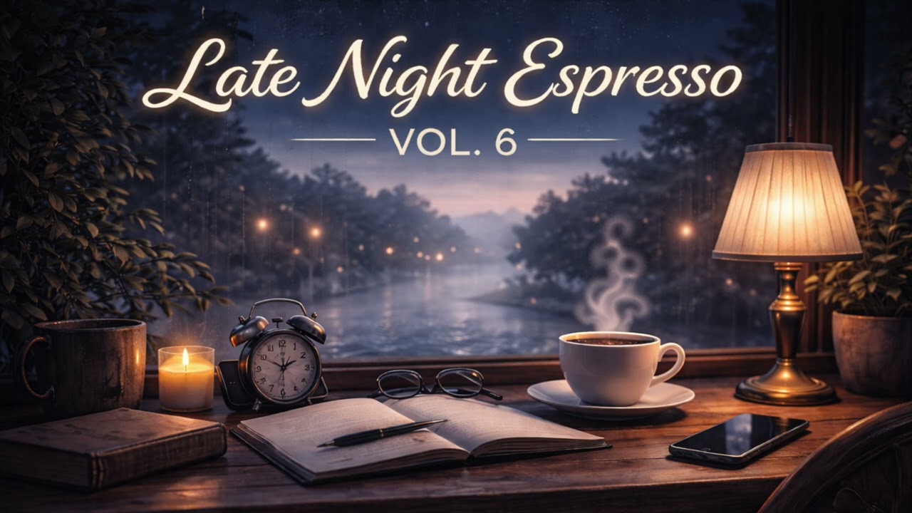 Pre-Dawn Café ☕ Calm Lo-Fi Beats for Early Morning Focus (3 Hours) | Late Night Espresso Vol. 6