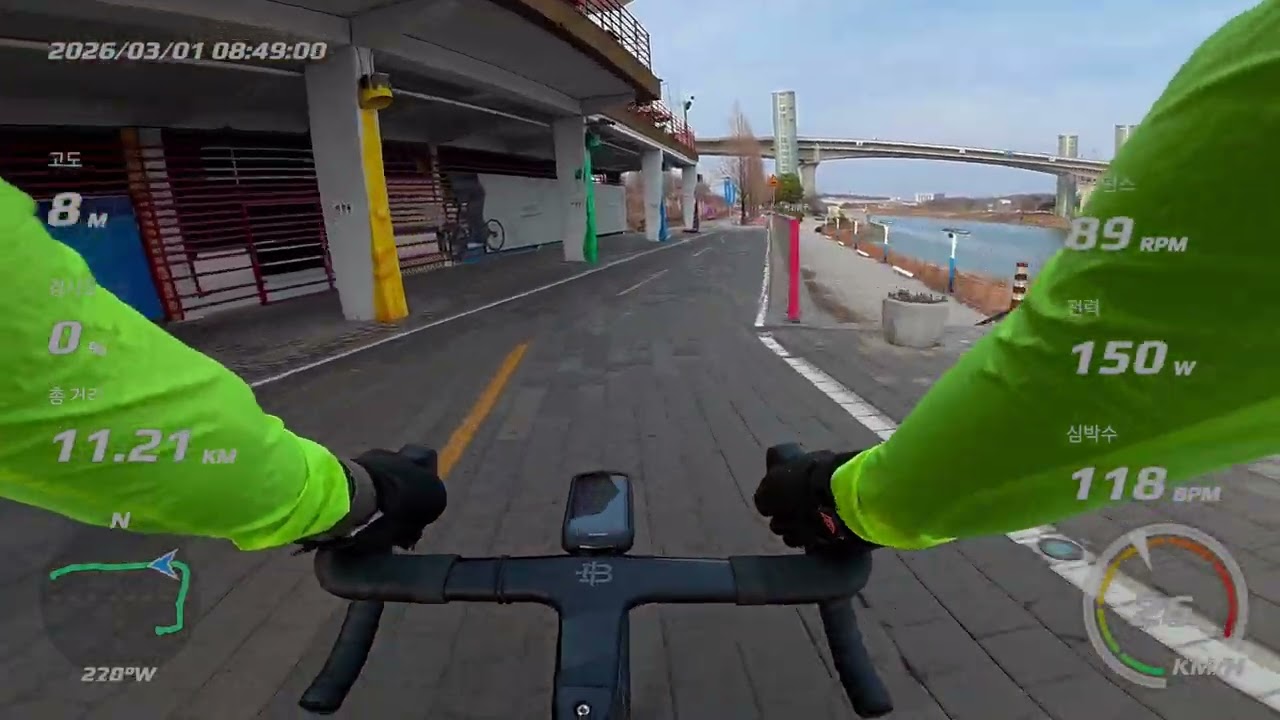2026-03-01 굴포천, 아라뱃길, 정서진 왕복 full version #cycling #라이딩 #아라뱃길 #오즈모  #팩터오스트로뱀 #수면유도 #액션6