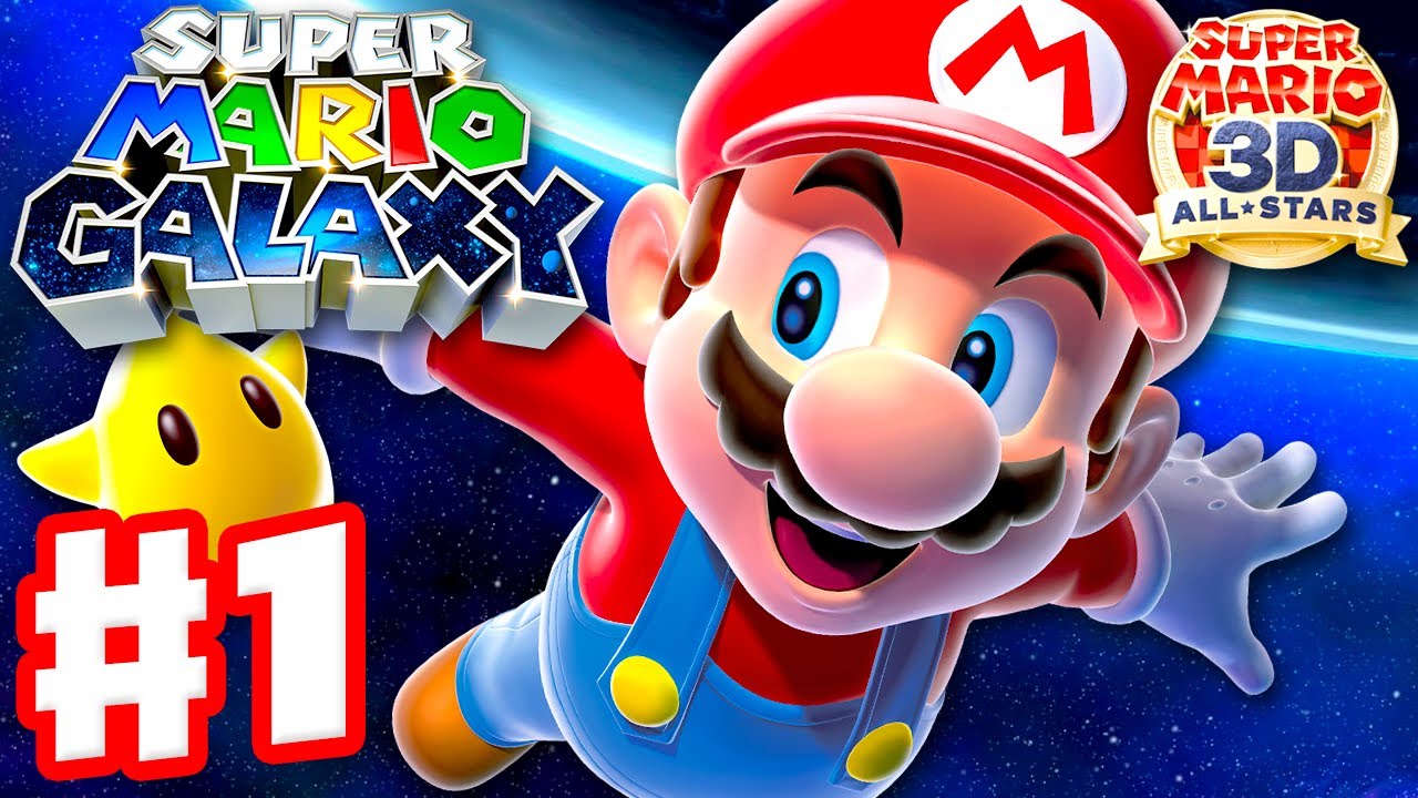 Super Mario Galaxy - Gameplay Walkthrough Part 1 - Intro! Good Egg