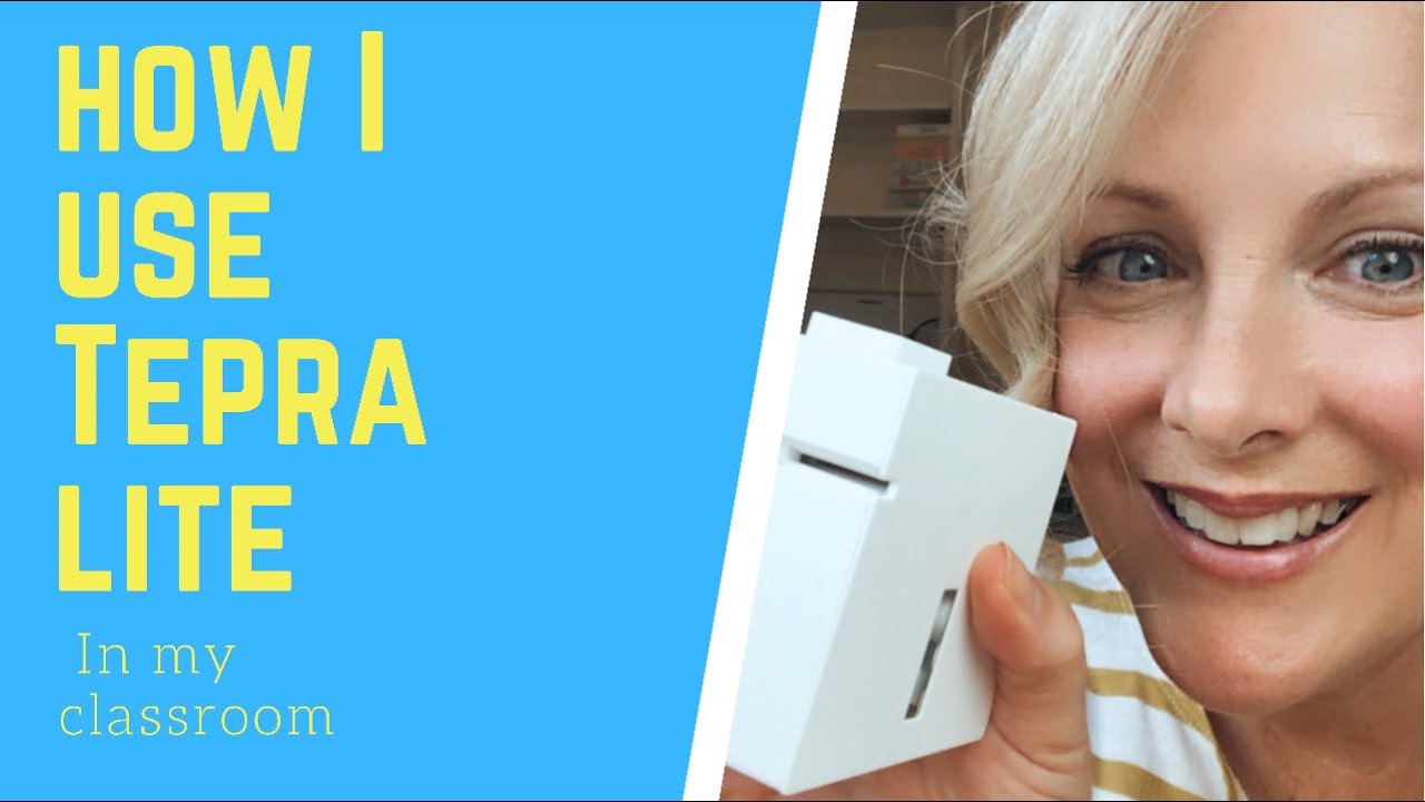 How I use my TepraLite label maker in my classroom - youtube