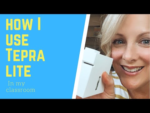 Video How I use my TepraLite label maker in my classroom - youtube