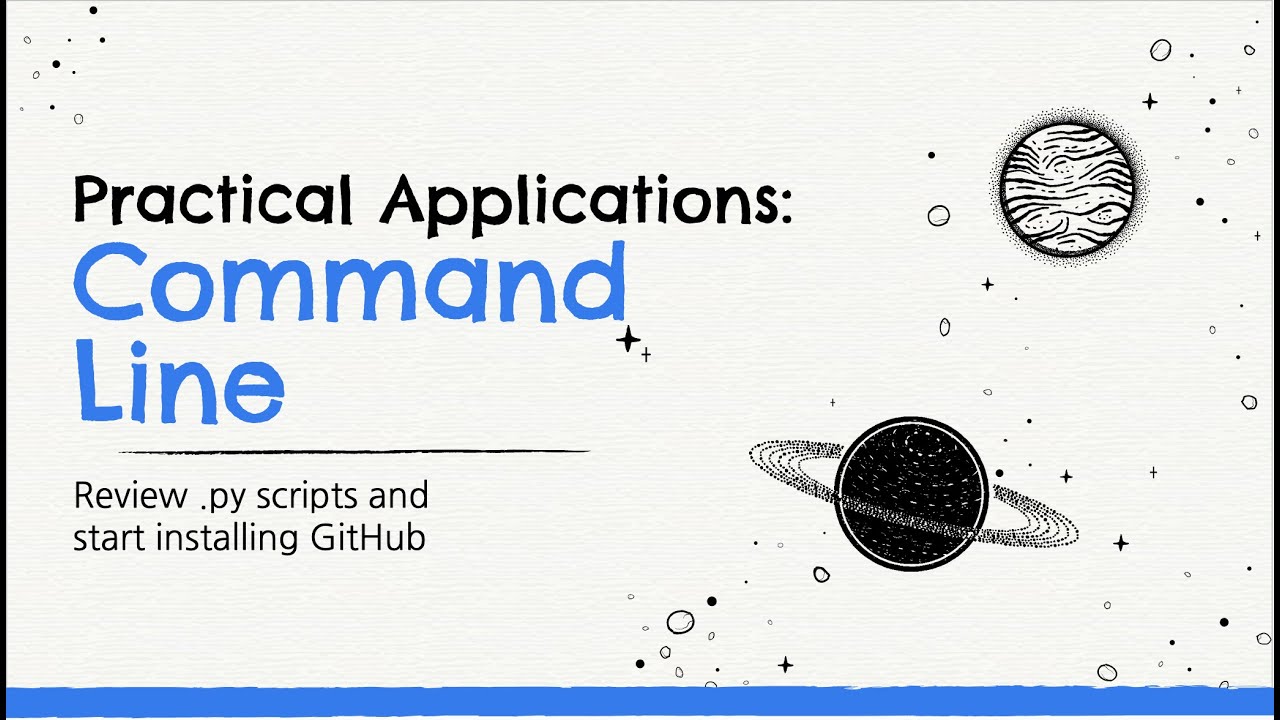 Week 2 Lecture 2: Practical Applications of the Command Line - YouTube