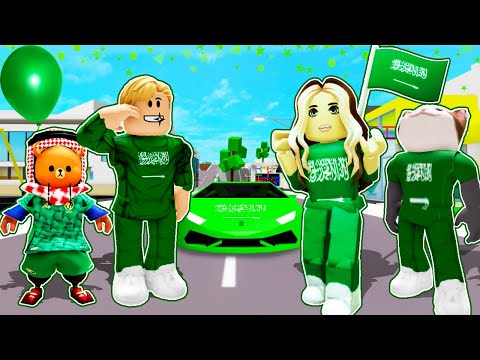 فيلم روبلوكس مصريين ولكن احتفلنا باليوم الوطنى السعودي فى ماب البيوت