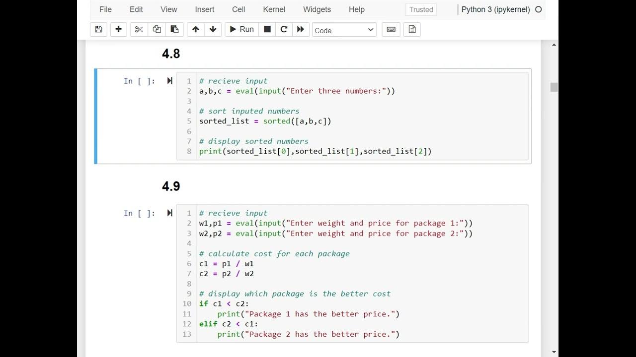 Write a program that prompts the user to enter three integers and ...