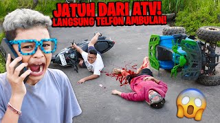 FROST DIAMOND JATUH DARI ATV!!! BOCIL PANIK, SAMPAI TELFON 911 RUMAH SAKIT!!!