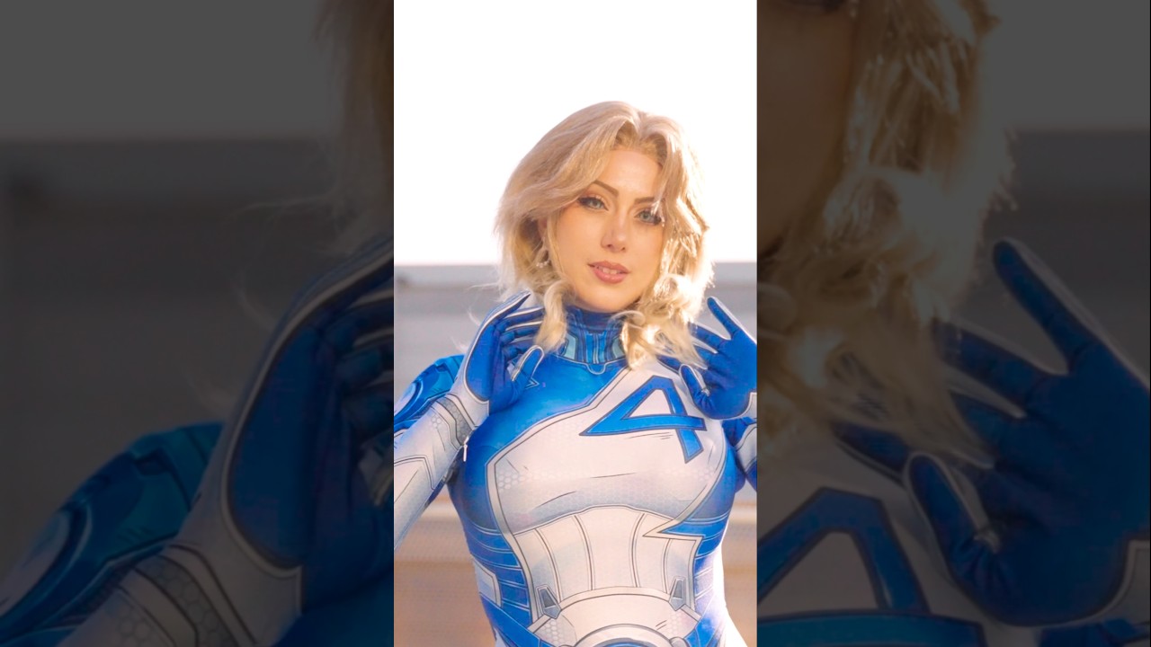 BEAUTIFUL Marvel Rivals Cosplay 😍✨ Invisible Woman #shorts