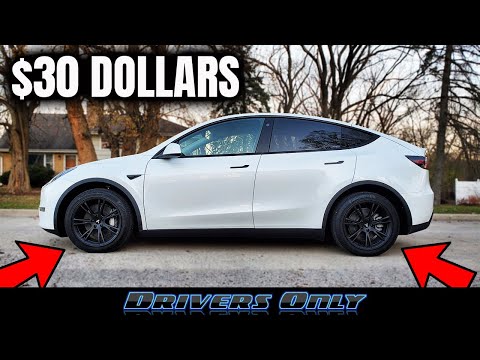 Tesla Model Y Mod - Transform Your Wheels For Only $30 Dollars! 