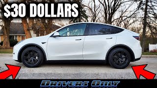 Tesla Model Y Mod  Transform Your Wheels For Only $30 Dollars!