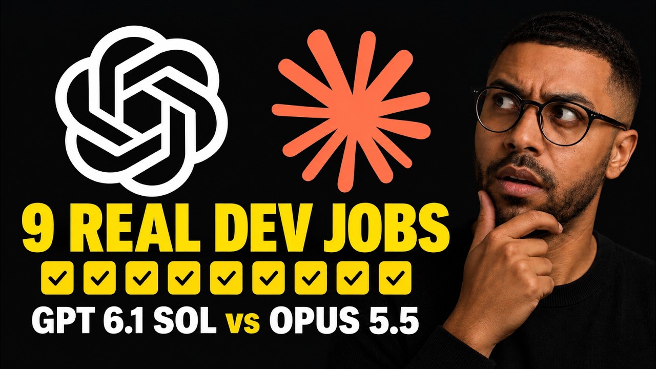 GPT-6.1 Sol vs Opus 5.5: 9 Real Dev Tests with Jev