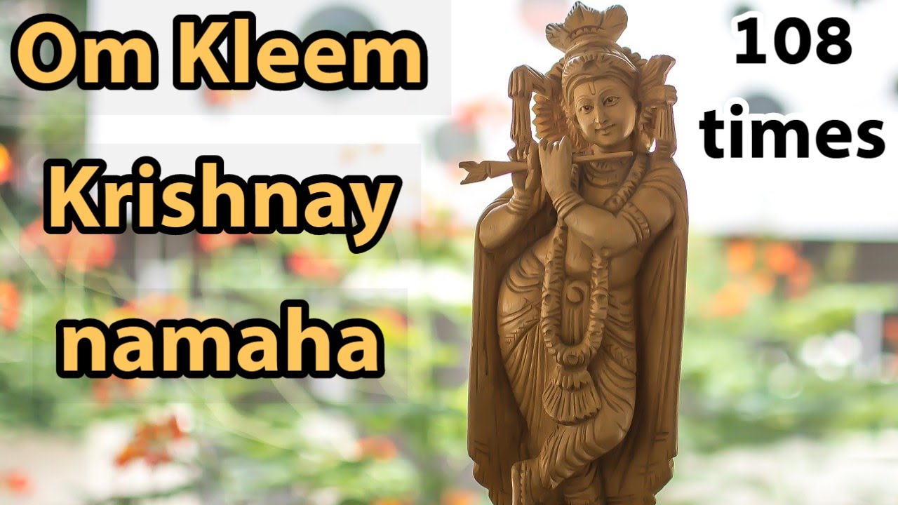 Om Kleem Krishnaya namaha 108 times  Most Powerful Mantra Use headphones for maximum Impact