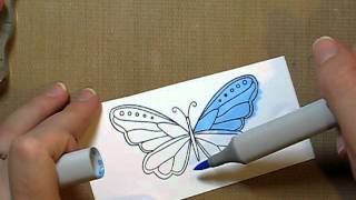 Copic Tuturial 1 (Butterfly)