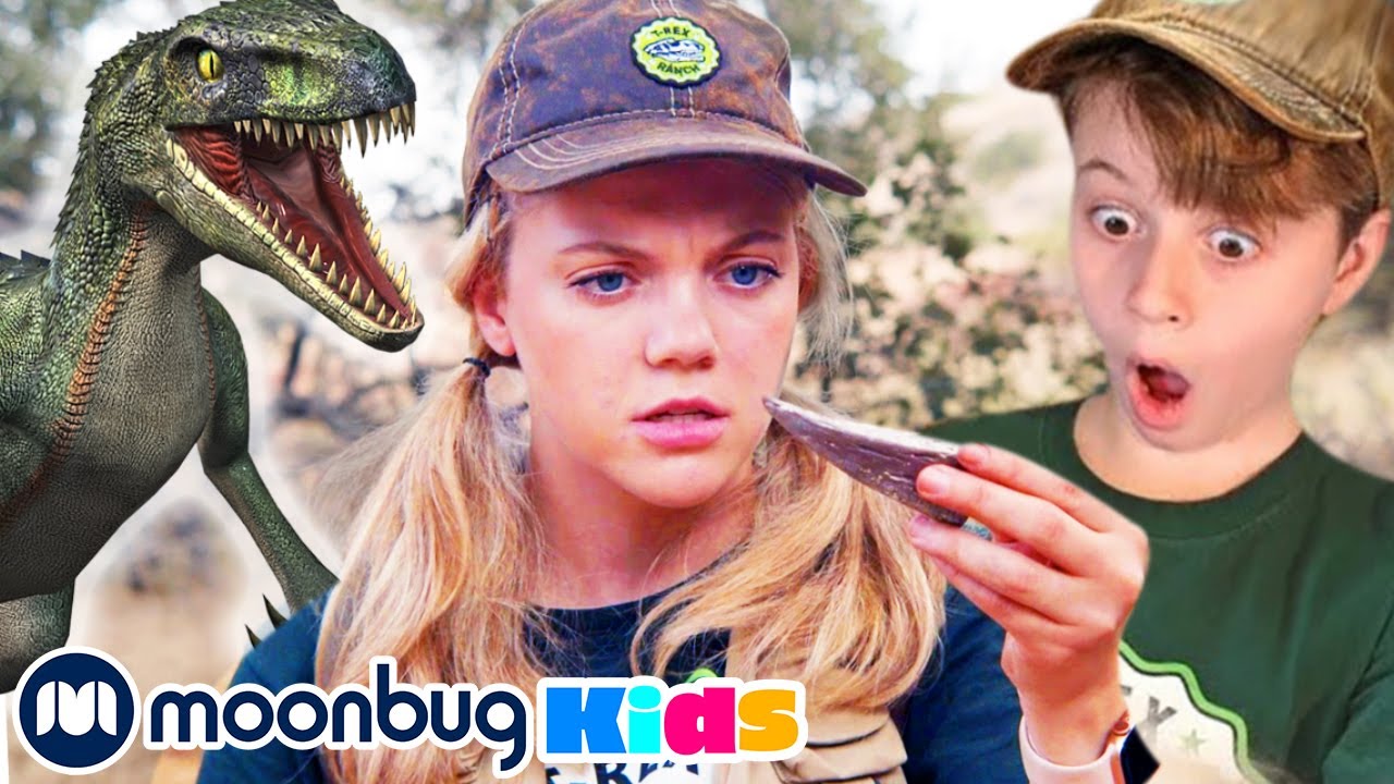 ⁣Fossil Mystery - Follow the Clues | Jurassic Tv | Dinosaurs and Toys | T Rex Family Fun