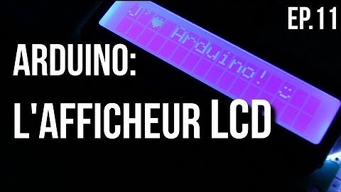 U=RI | Arduino Ep.11 - Comment utiliser un afficheur LCD?