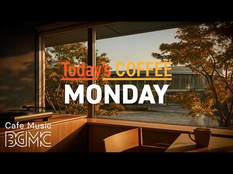 Cafe Music LIVE | Today's COFFEE MONDAY: Autumn Garden View Jazz for Work