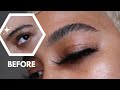 DIY BROW LAMINATION AT HOME| SOAP BROW TUTORIAL WITHOUT SOAP | HOW TO GET THICK BROWS | TAJ MAHALY