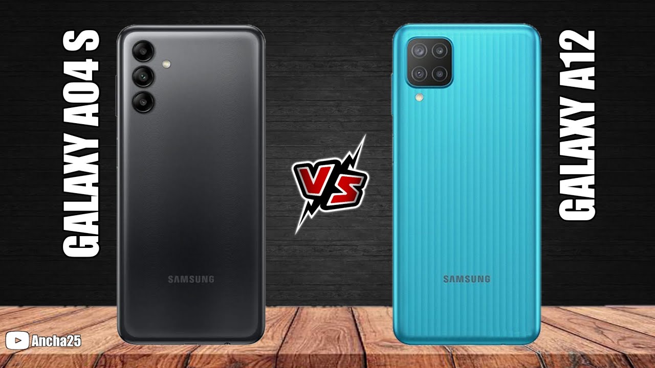 Samsung Galaxy a04s vs Samsung a12 What's the Difference YouTube