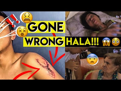 tattoo-prank-on-mom-and-grandmother-|-adik-daw-ako!?