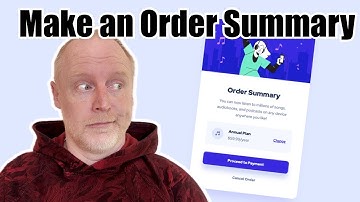 Create a Nice Order Summary Card (Frontend Mentor)