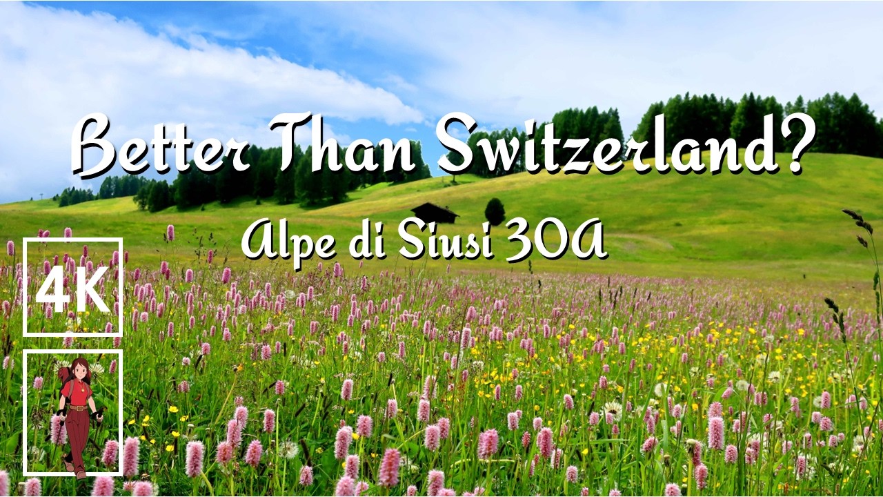 🇮🇹 Is This Europe’s Dreamiest Wildflower Meadow Hike? | Trail 30A in Alpe di Siusi to Ritsch Hotel