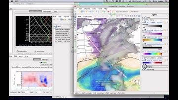 Unidata IDV Screencast 9 (2013) - Professor Mapes explains adding displays to the IDV