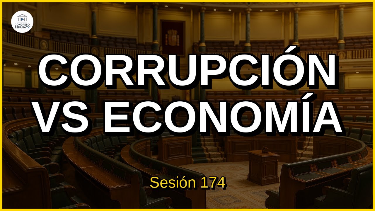 Debate sobre corrupción y economía en el Congreso de España