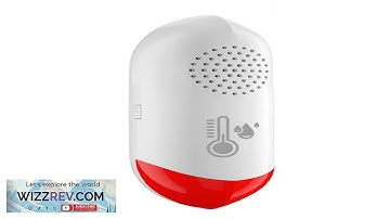 Tuya Smart WiFi Temperature Humidity Sensor 80dB Sound Light Alarm 180 Days Review