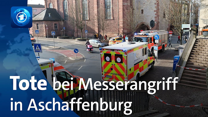 Zwei Todesopfer bei Messerangriff im bayerischen Aschaffenburg