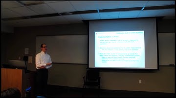 Current Topics in Auditing: Lecture 3, Presentation by Yehuda Davis