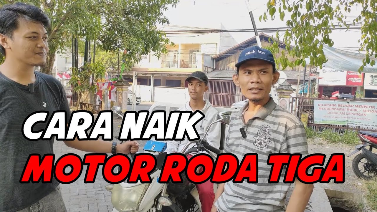 Berlatih Cara Mengendarai / Menaiki Motor Viar Karya Roda Tiga 150 Long | Anajni's Chicken Family