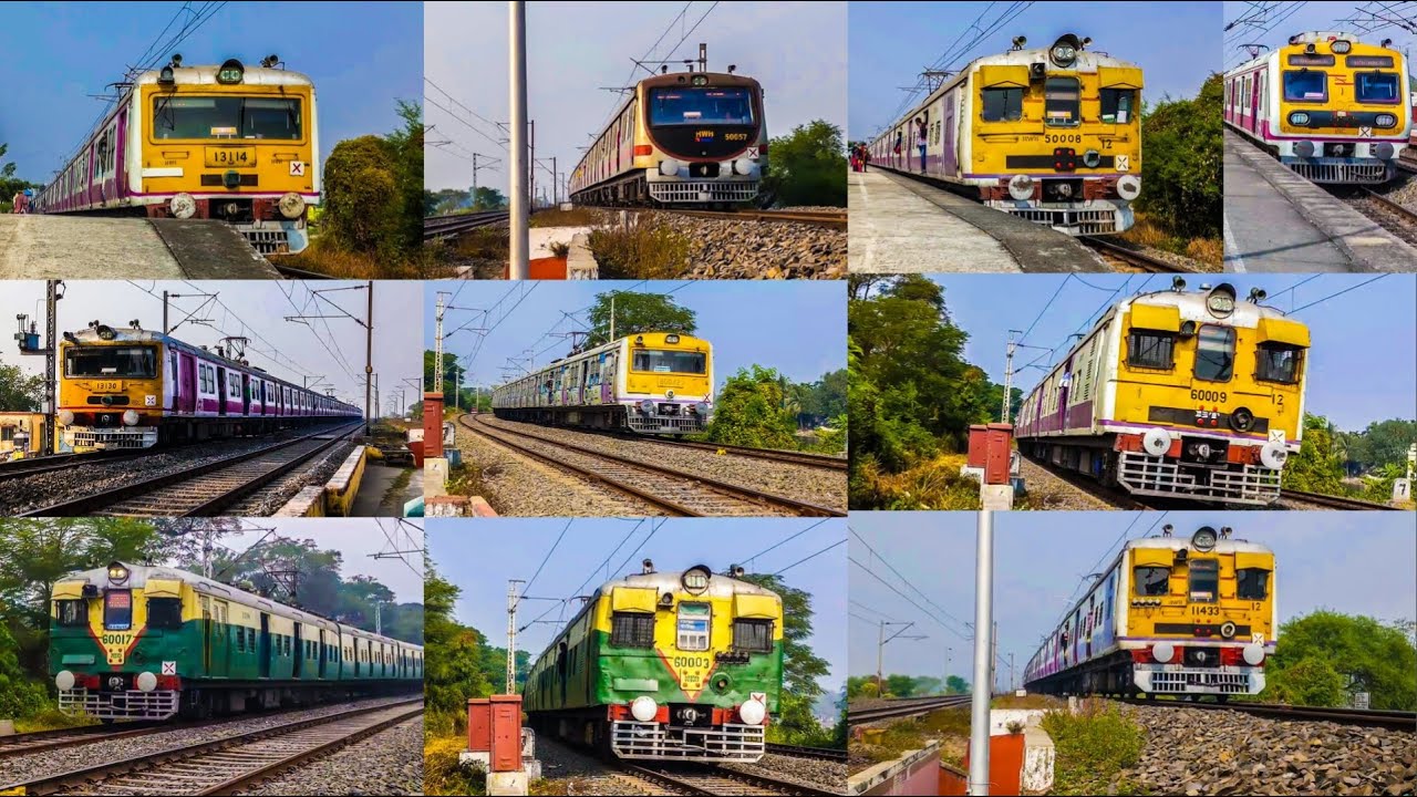 EMU Local Trains of Kolkata | Kolkata Suburban Railways | EMU trains ...