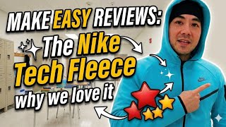 Make Easy Reviews: The Nike Tech Fleece Hoodie #nike #fleecedup