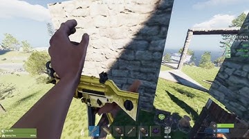 Rust Console Gold MP5 Skin #shorts