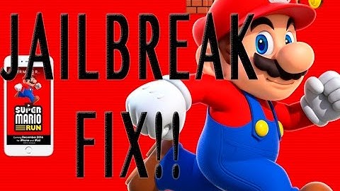 Play Super Mario Run, iPhone Jailbreak Fix!! ( Fix Crashing on Start up )