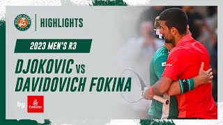 Djokovic vs Davidovich Fokina Round 3 Highlights | Roland-Garros 2023