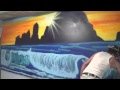 Time Lapse Video of Spray Paint Wall Mural