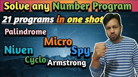 Trick to Solve any number Program using while loop | Collection of 21 programs in one shot #icse