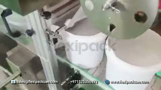 AUTOMATIC DOUBLE HEAD BUCKET FOIL SEALING MACHINE - FLEXIPACK UAE