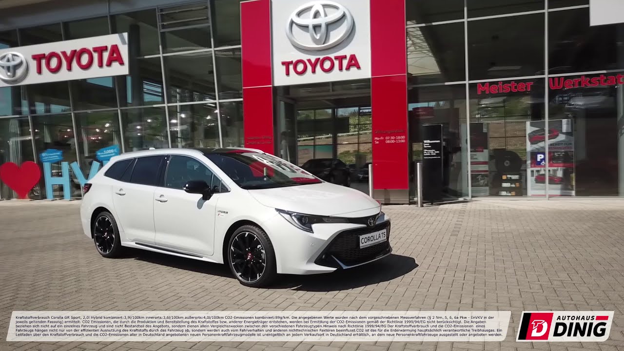 Toyota Corolla Gr Sport Touring Sports Hybrid Youtube