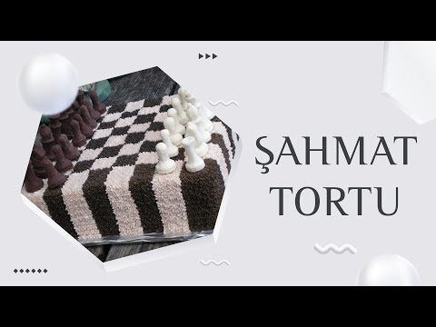 ŞAHMAT TORTU / EVDƏ ASAN VƏ DADLI ŞAHMAT TORTUNU NECƏ HAZIRLAMAQ OLAR