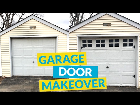 DIY Garage Door Makeover