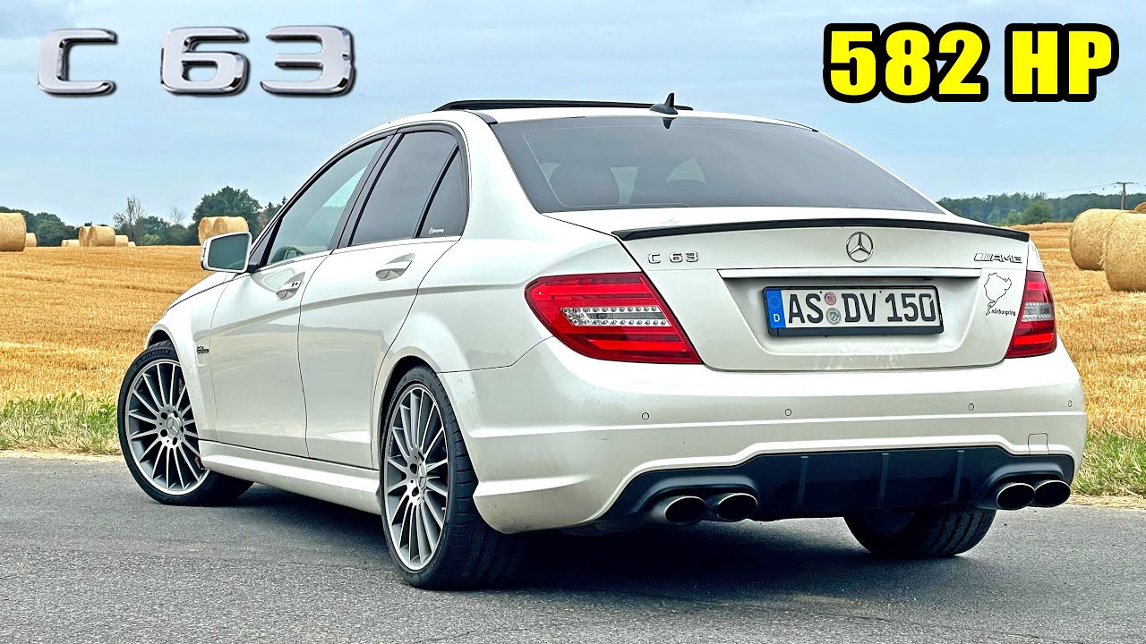 ⁣Mercedes C63 AMG *CRAZY TUNE* // REVIEW on Autobahn