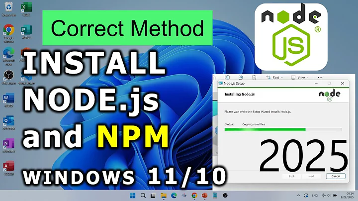 How to Download and Install Node.JS and NPM on Windows 10 or 11 in 2025 ? Step by Step
