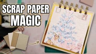 DIY Mini Notebook: Transform Your Scraps Into This Cute Holiday Craft #Christmasinjulypss @daisydebcrafts