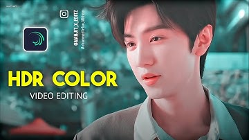 Alight Motion Trending HDR Color Grading | Alight Motion HDR video editing