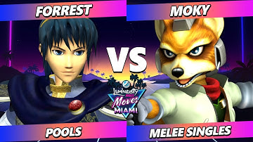 LMMM 2025 - Forrest (Marth) Vs. moky (Fox) Smash Melee - SSBM
