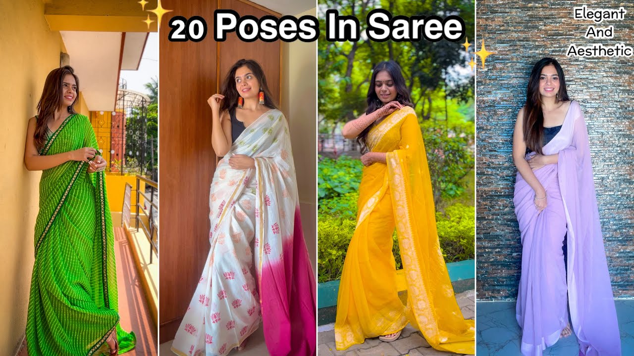 Saree Poses