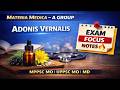 ADONIS VERNALIS | Materia Medica A Group 🔥| Cardiac Dropsy Remedy | MPPSC MO| UPPSC MO | MD Prep